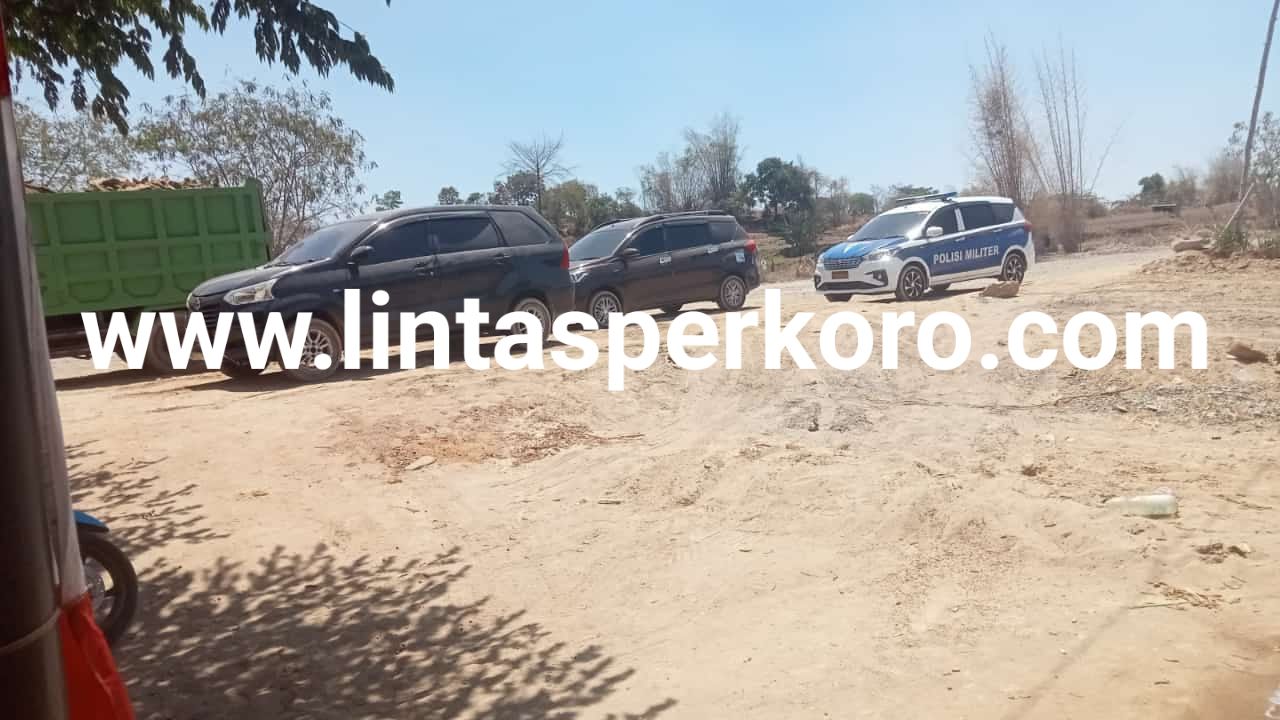 Jalan akses Tambang di Desa Kepuhklagen yang diperbaiki