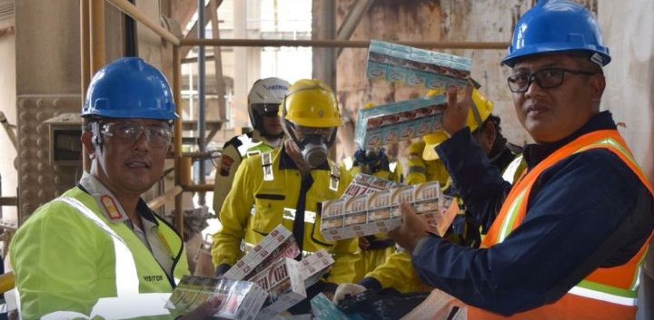Pemusnahan ratusan ribu rokok ilegal senilai Rp865 juta