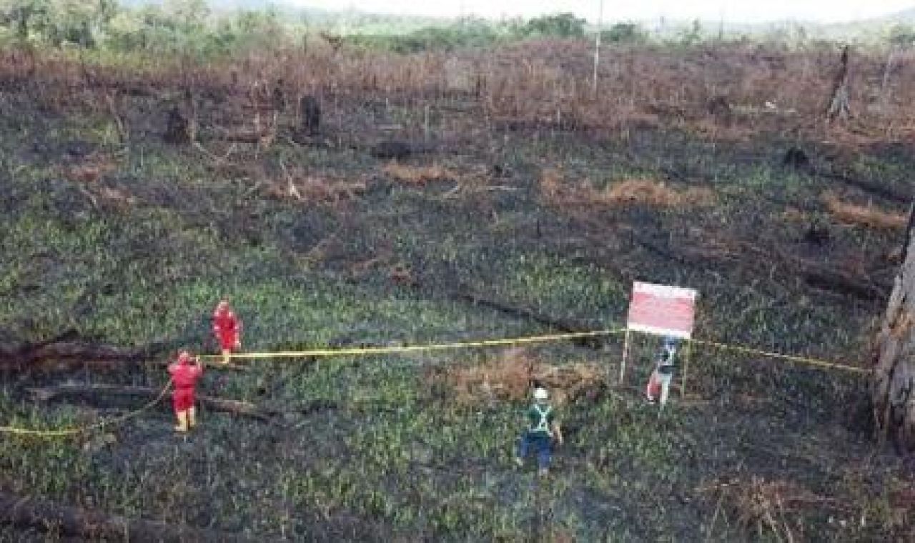 Kawasan karhutla yang disegel Gakkum KLHK