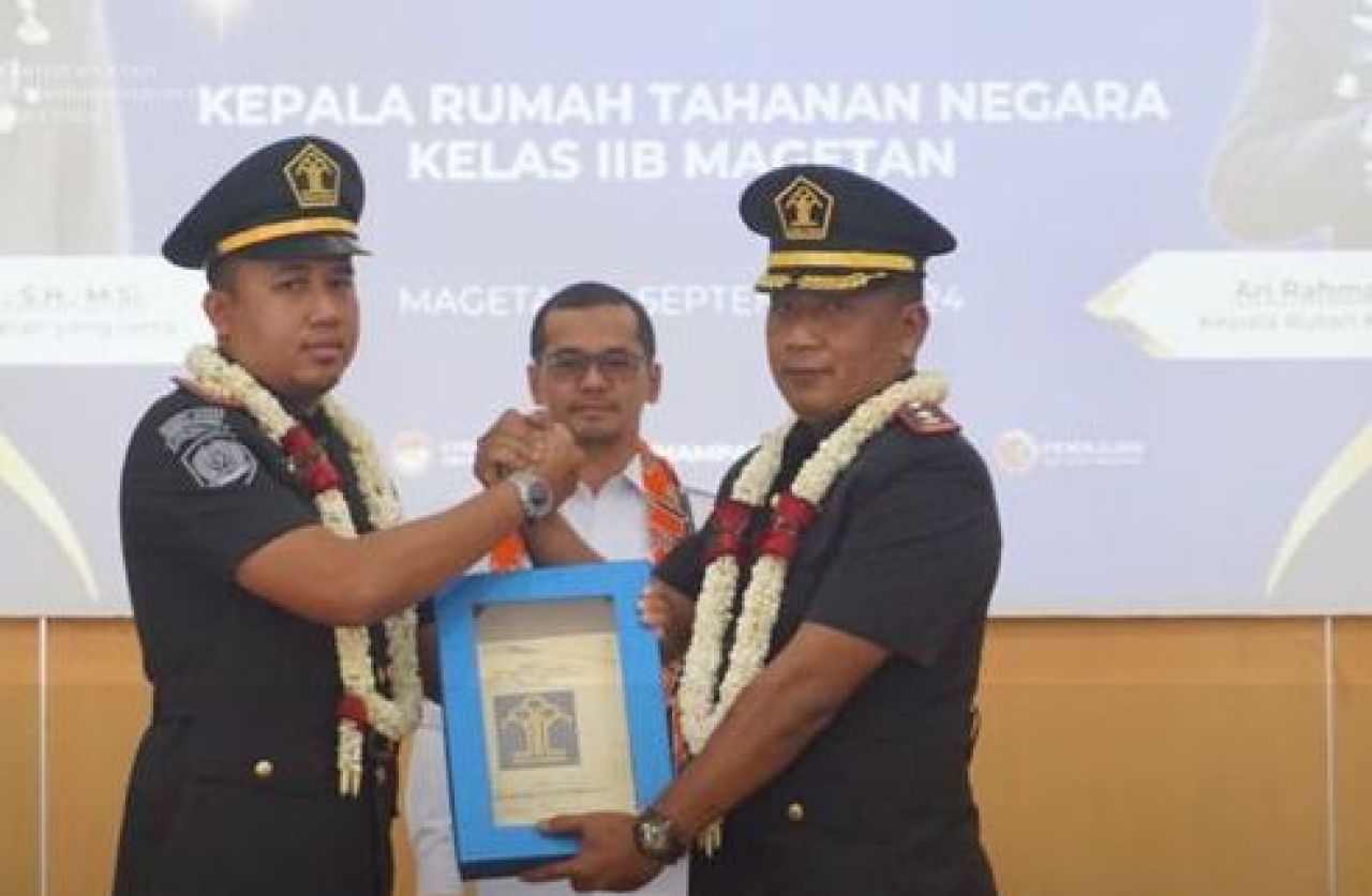 Pisah sambut Kepala Rutan Magetan