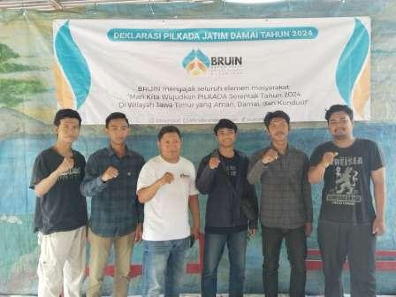 Deklarasi Pilkada damai oleh BRUIN