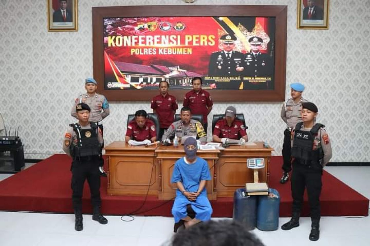Konpers di Polres Kebumen tentang kasus BBM ilegal