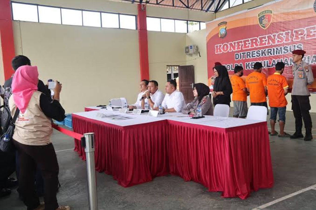 Konpers kasus tambang ilegal di Polda Kepri