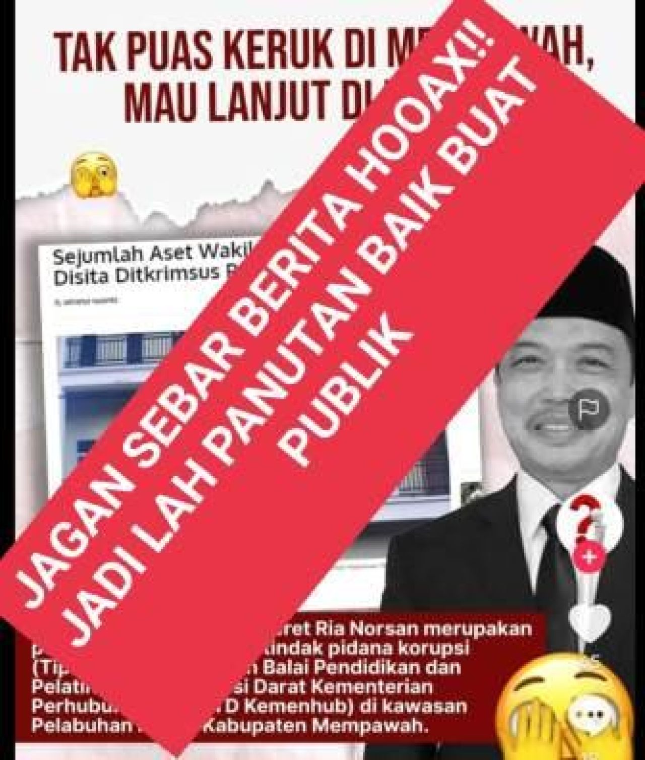 Postingan di media sosial