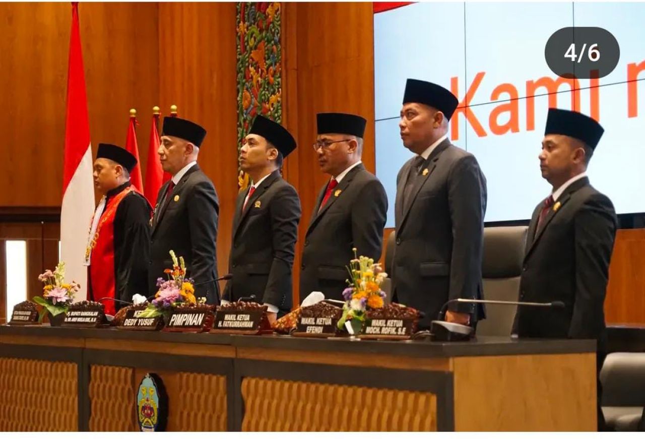 Ucapan sumpah jabatan anggota dan pimpinan DPRD Bangkalan