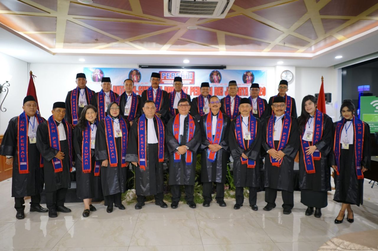 19 advokat Persadi yang baru dilantik