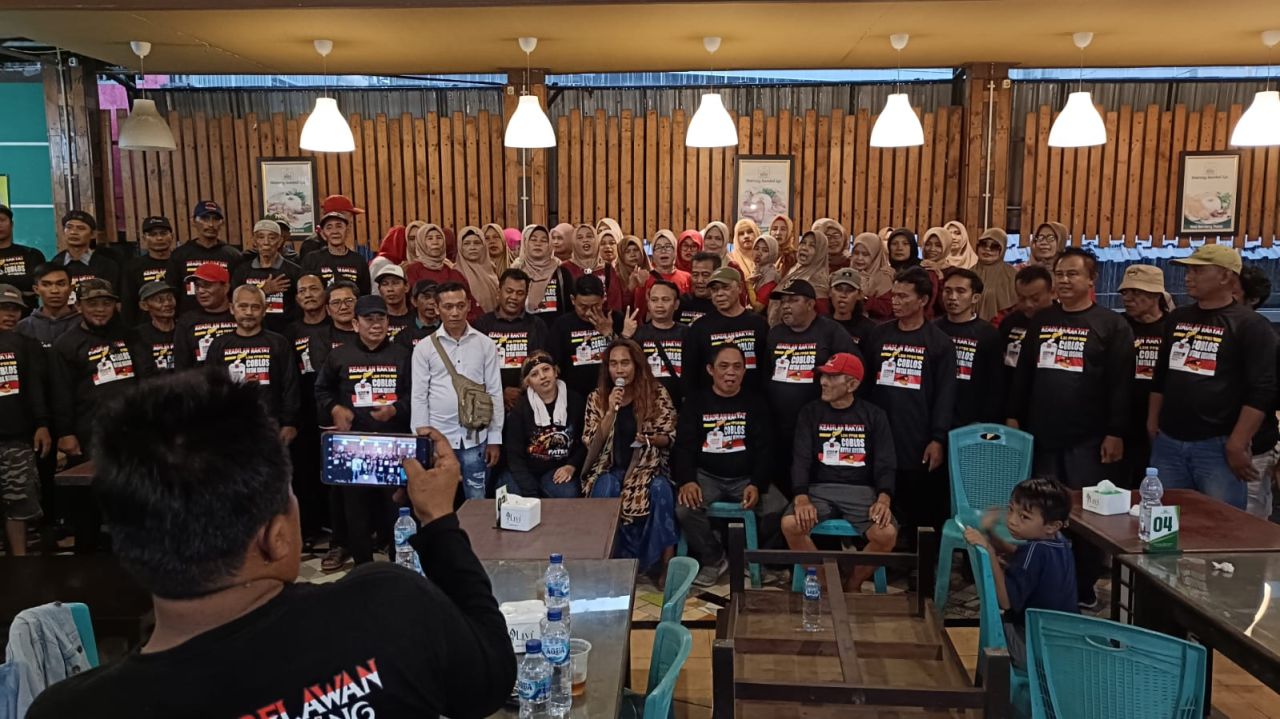 Deklarasi pemenangan Kota Kosong di Desa Krikilan