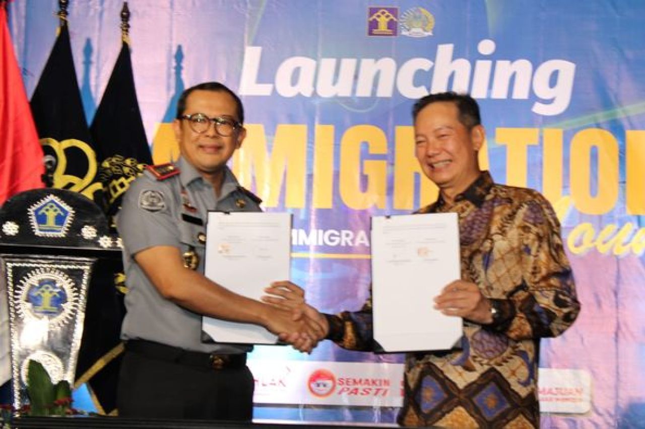 Peresmian Immigration Lounge di Gresik