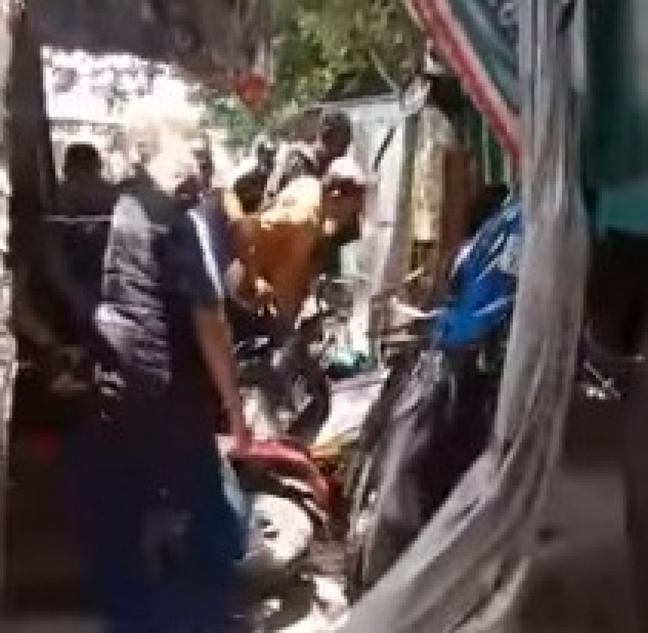Kecelakaan di Jalan Raya Boboh, Morowudi, Kec. Cerme, Gresik