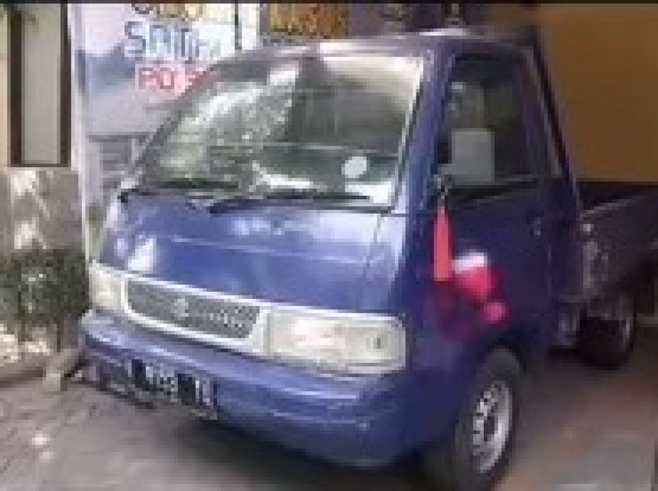 Pick Up yang dicuri di Desa Kloposepuluh