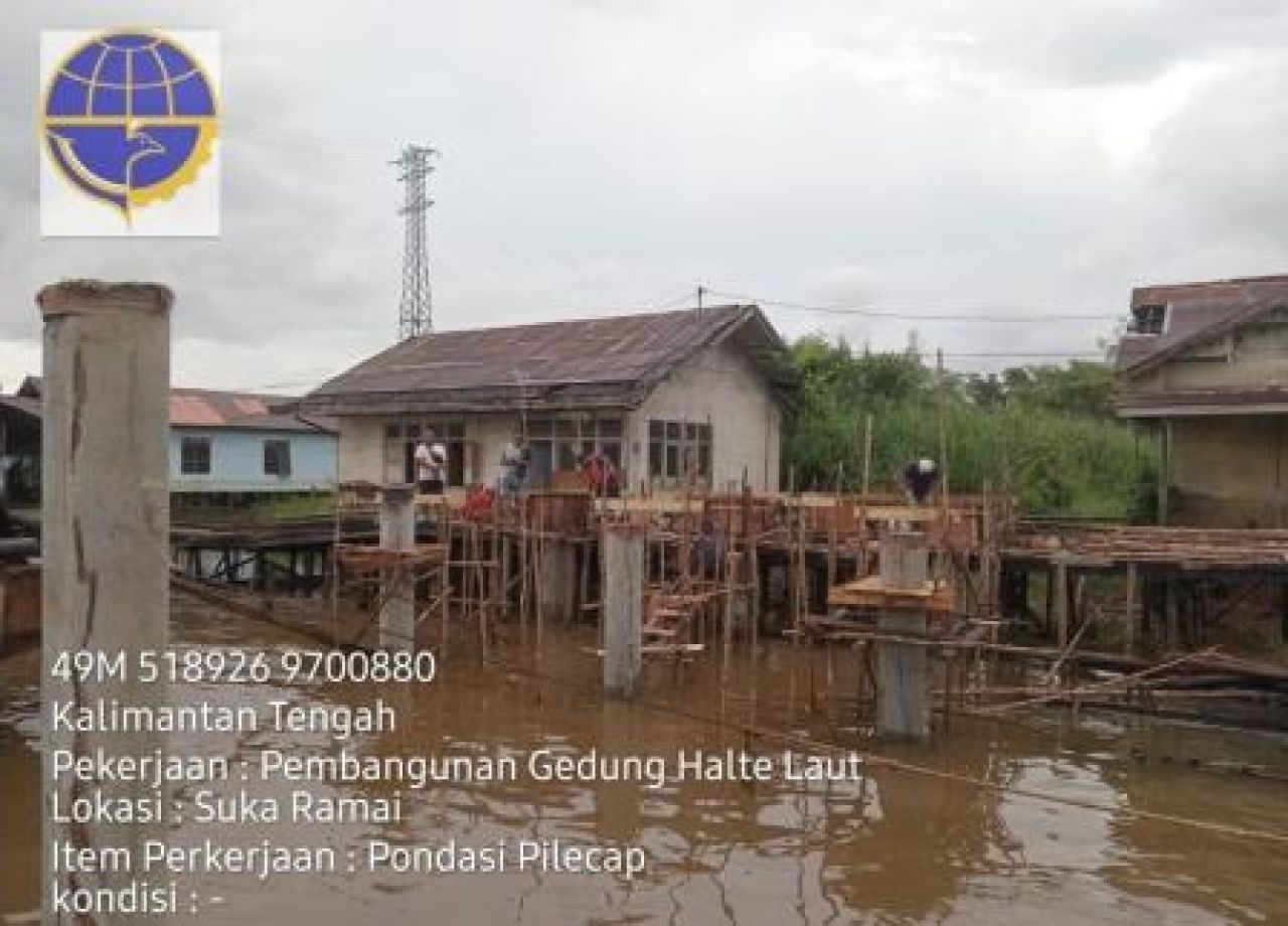 Proyek Halte Sungai Kendawangan Kiri