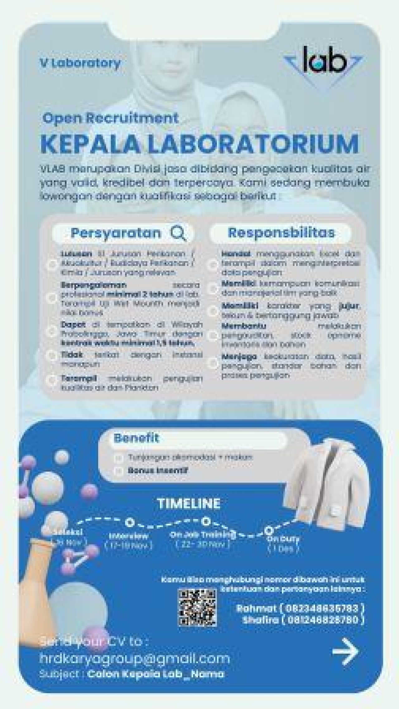 Lowongan kerja di VLAB