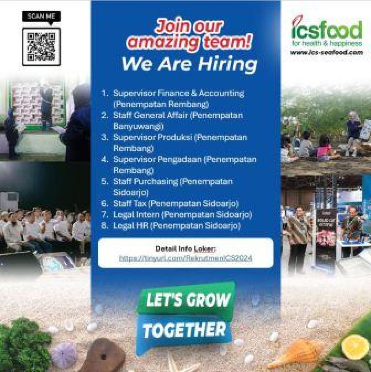 Lowongan kerja di ICS Seafoods