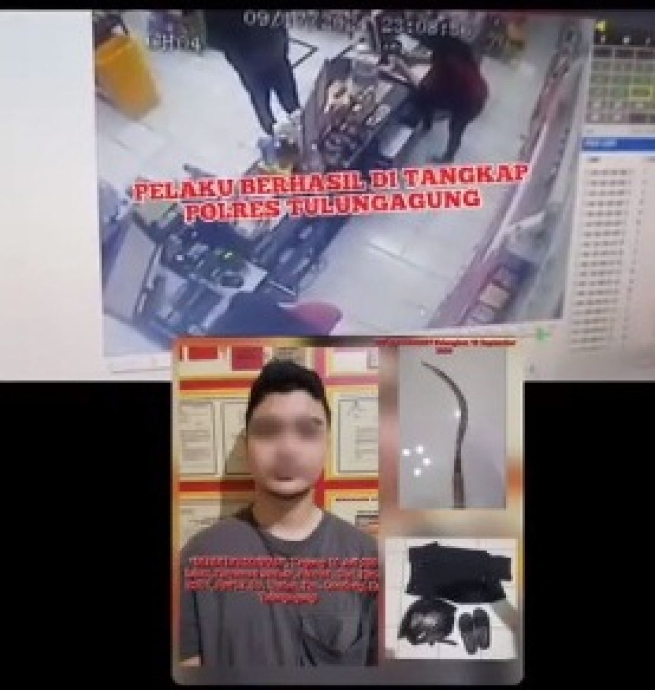 Pelaku kasus pencurian disertai ancaman kekerasan