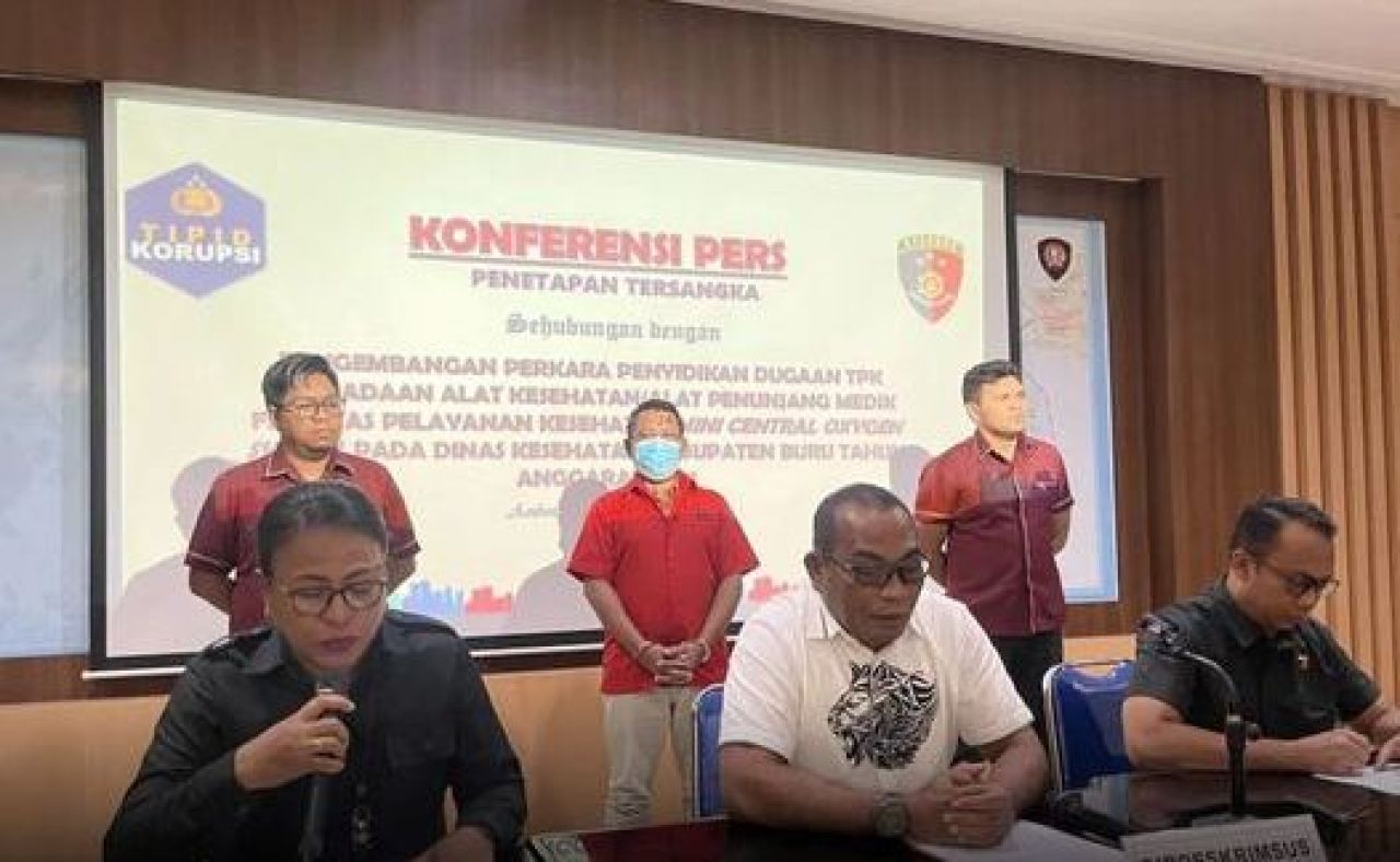 Konpers kasus dugaan korupsi pengadaan alat penunjang medis mini central oxygen system