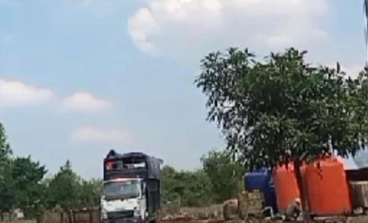 Lokasi gudang penyimpanan BBM di Desa Karang Endah
