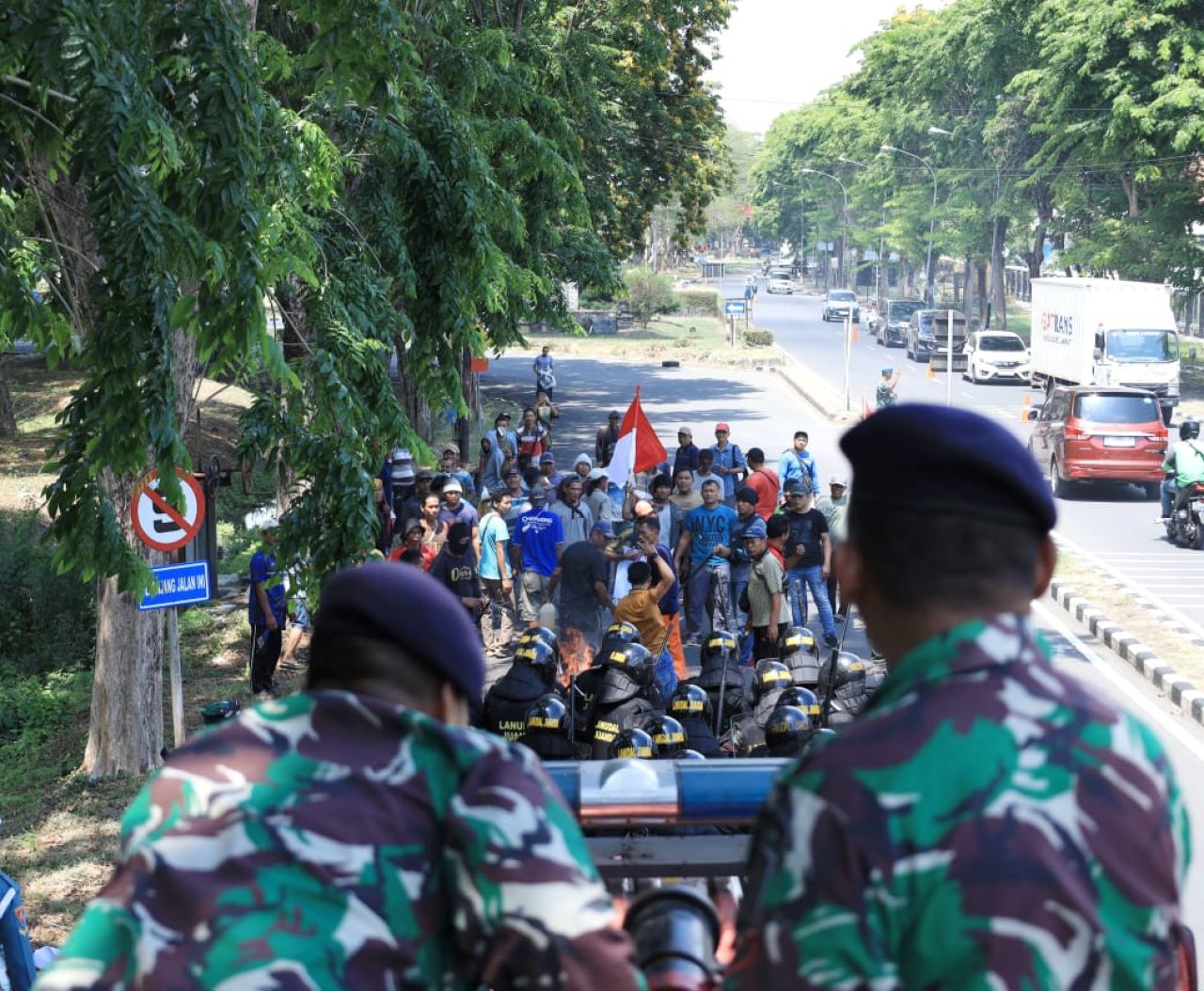 Manuver Lapangan dalam rangka Latihan Gladi Tugas Tempur
