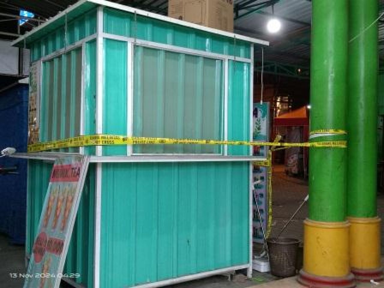 Box container tempat jualan Fanda Kusriawan