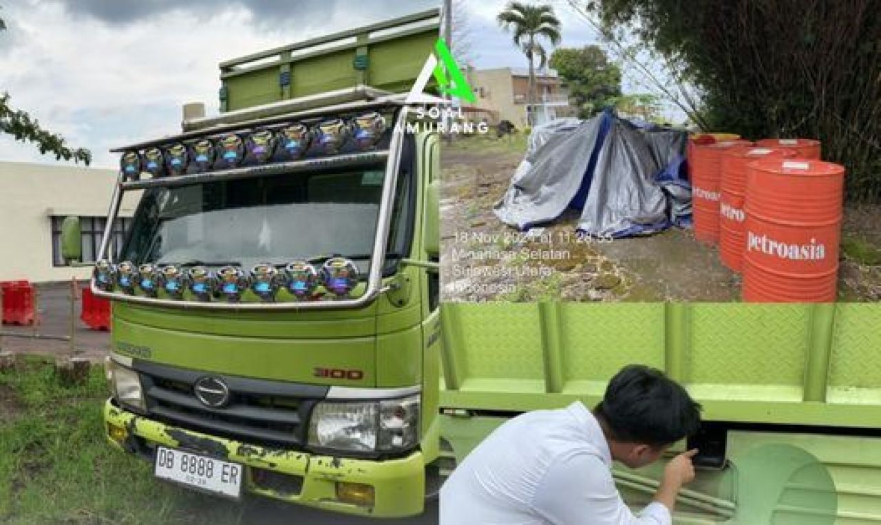 Truk pengangkut BBM