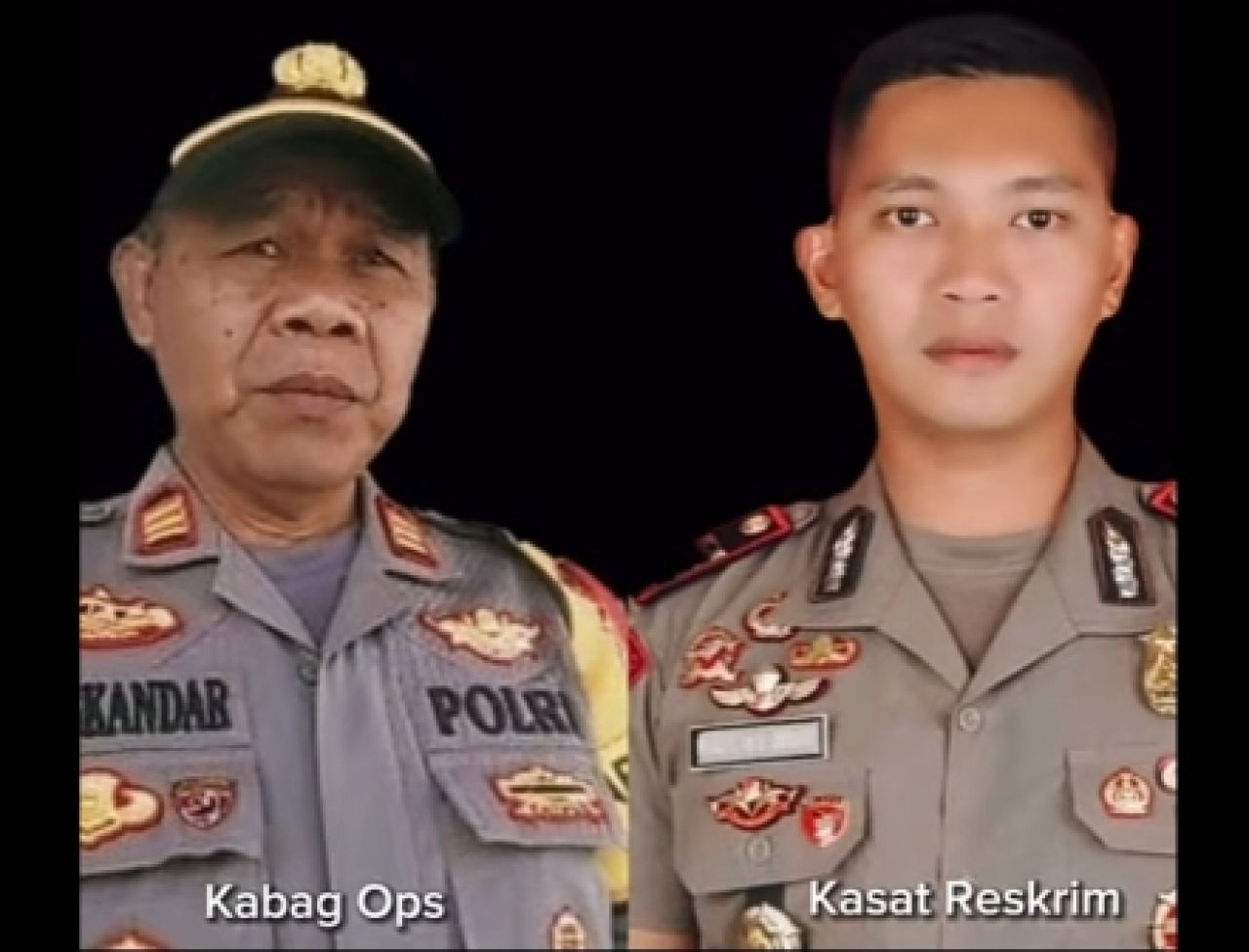 AKP Dadang Iskandar dan AKP Riyanto Ulil Anshar