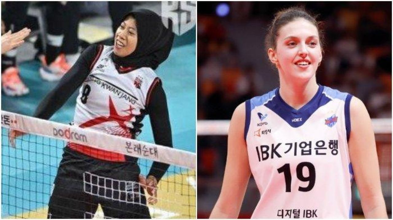 Megawati Hangestri dan Victoria Danchak