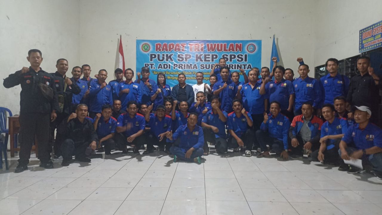 Rapat kerja PUK SP KEP Kabupaten Gresik