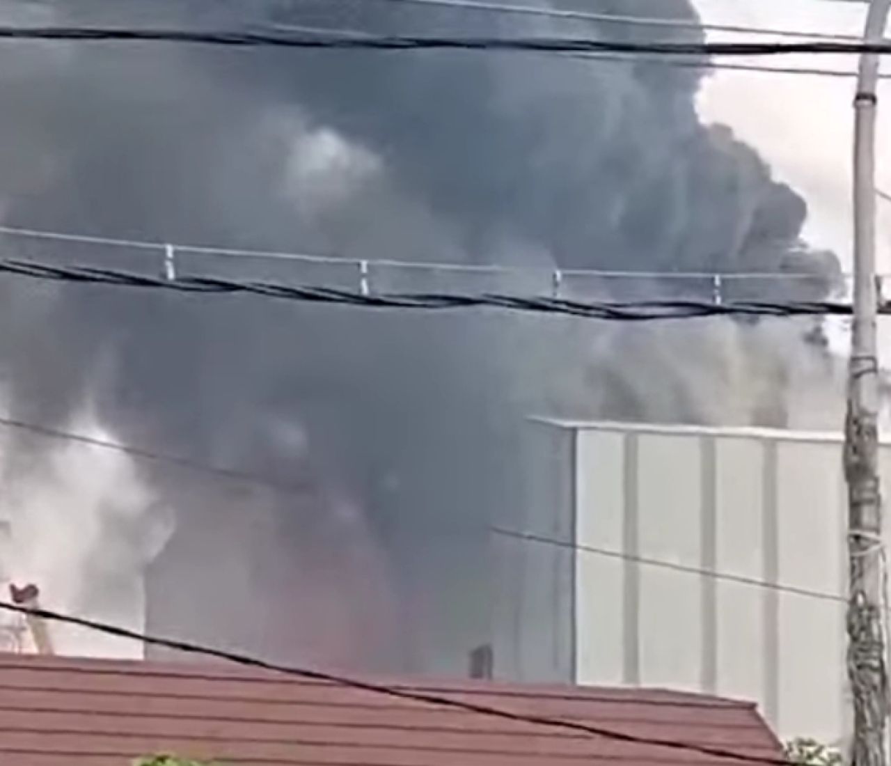 Kebakaran di pabrik PT Petrokimia Gresik