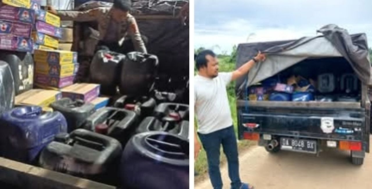 Barang bukti yang diamankan Polisi