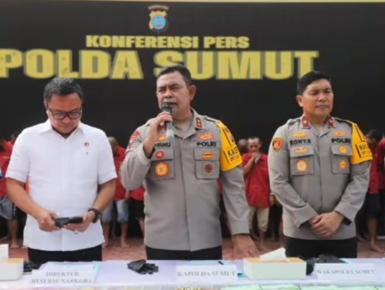 Kapolda Sumut merilis kasus sepanjang tahun 2024