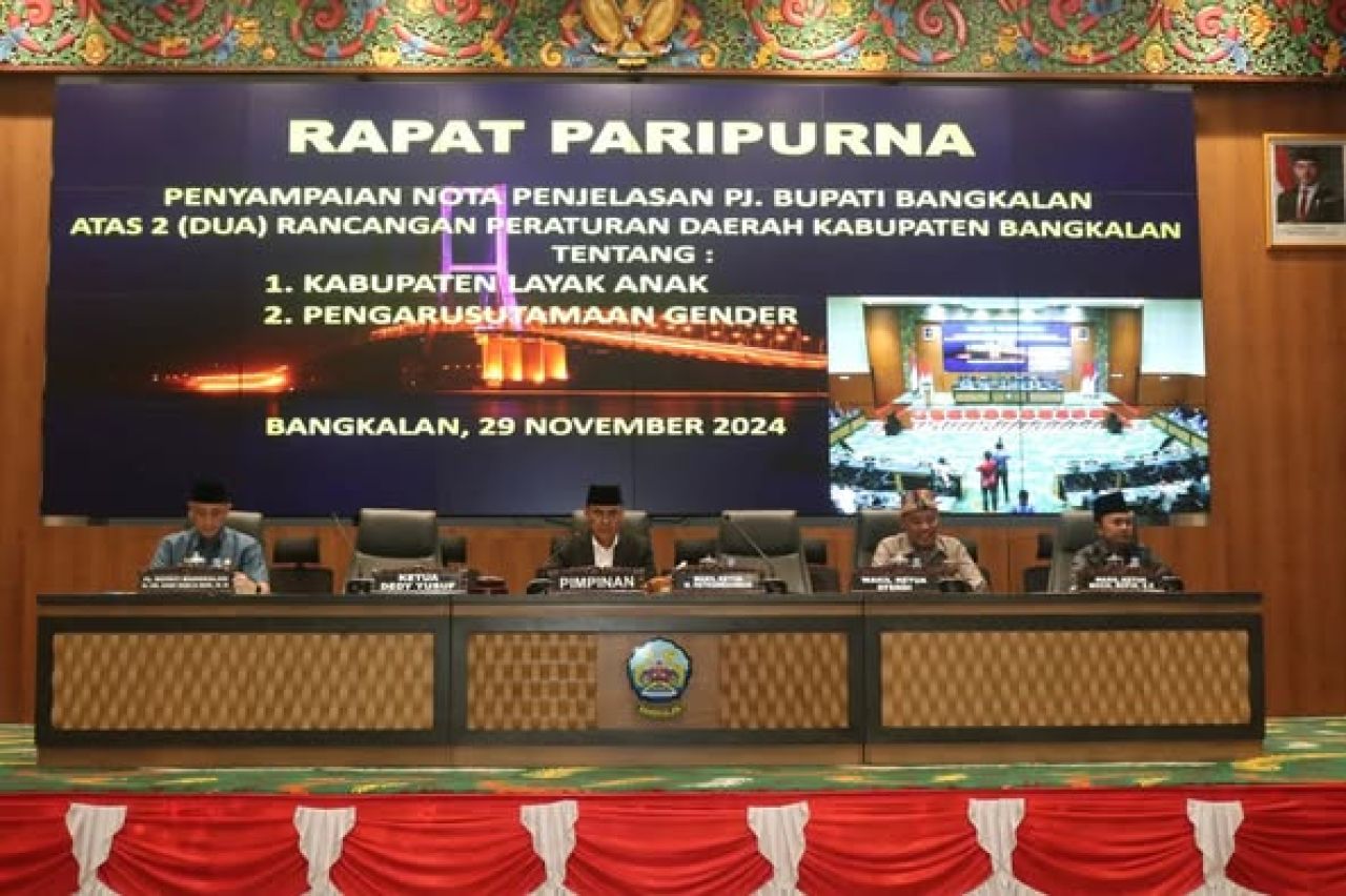 Rapat Paripurna DPRD Bangkalan