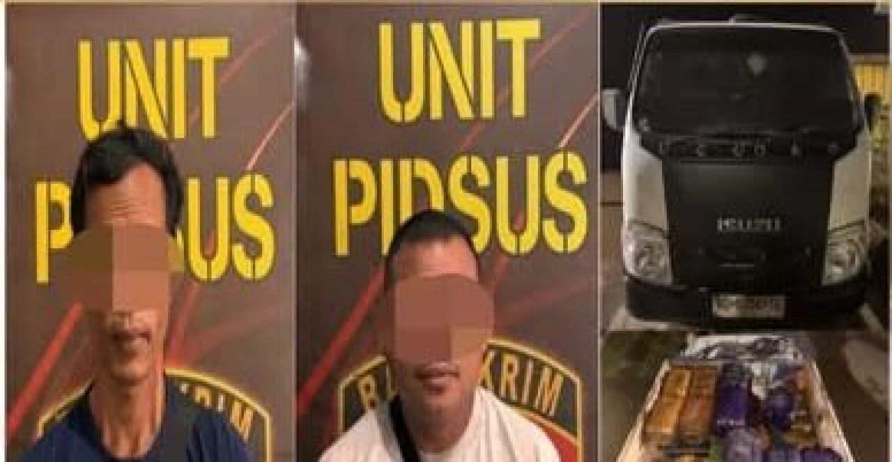 Syamsul Bahri dan Ardi Borden, dan barang bukti