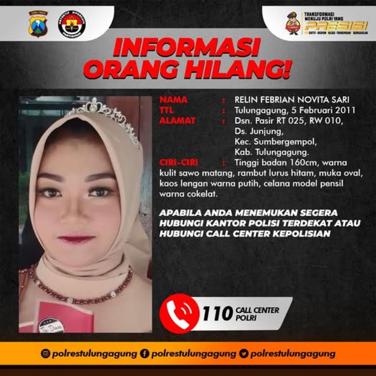 Informasi Orang Hilang