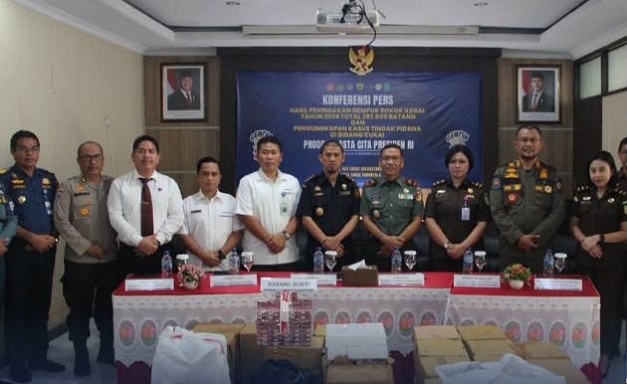 Ratusan Ribu Batang Rokok Ilegal