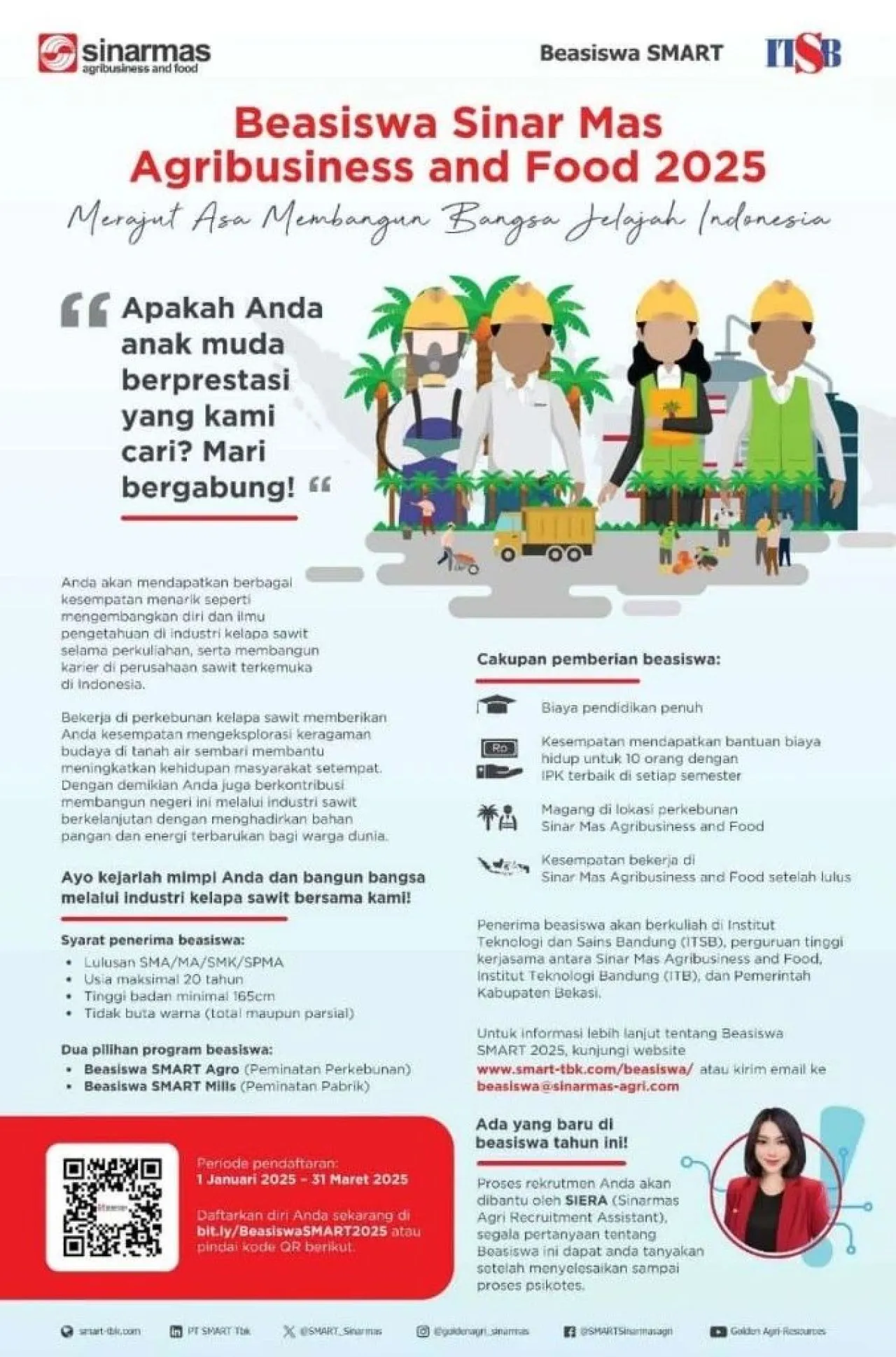 Beasiswa Sinar Mas Agribusiness and Food 2025