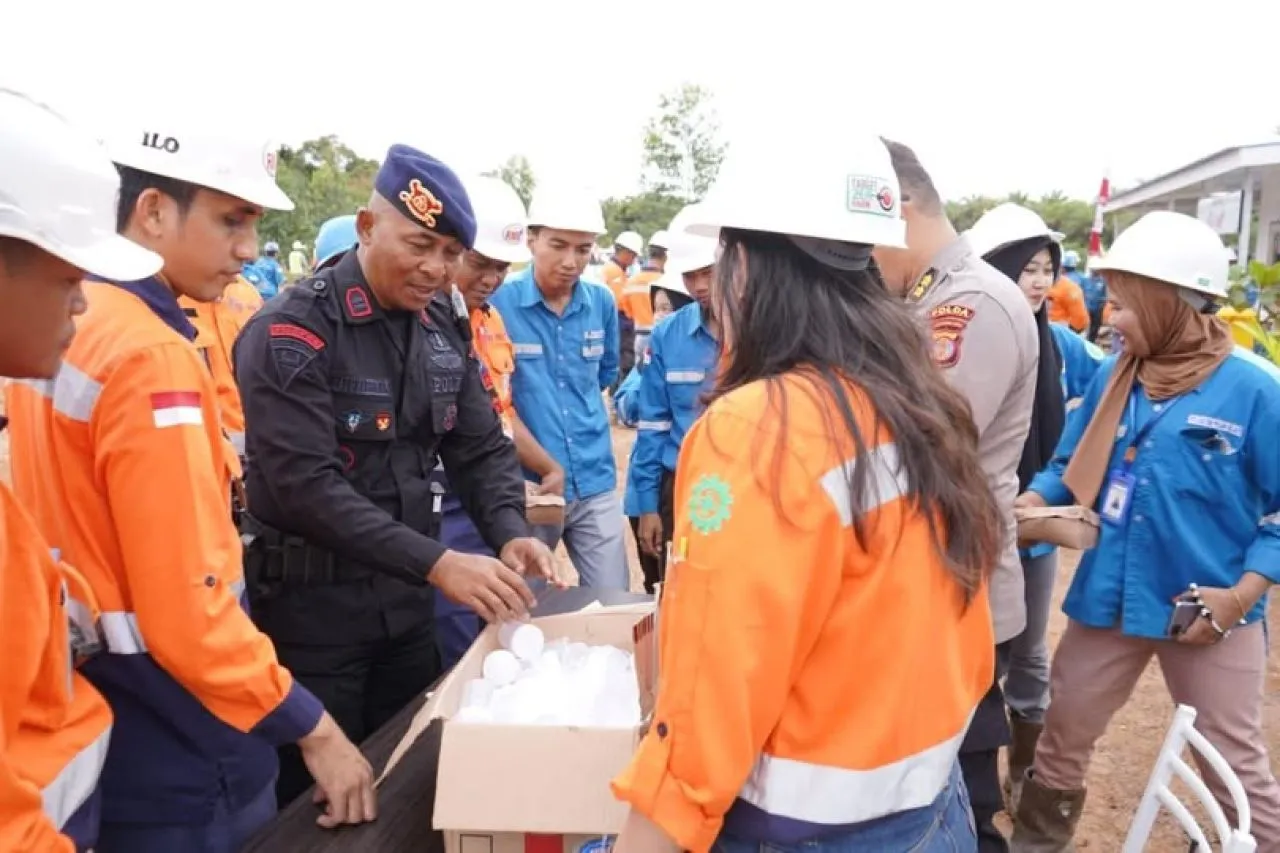 BKO Polres Kutai Kartanegara Operasi Narkoba di Desa Kembang Janggut