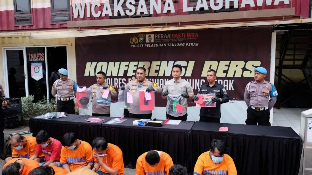 Pencurian Motor Mendominasi Pengungkapan Kasus di Polres Tanjung Perak