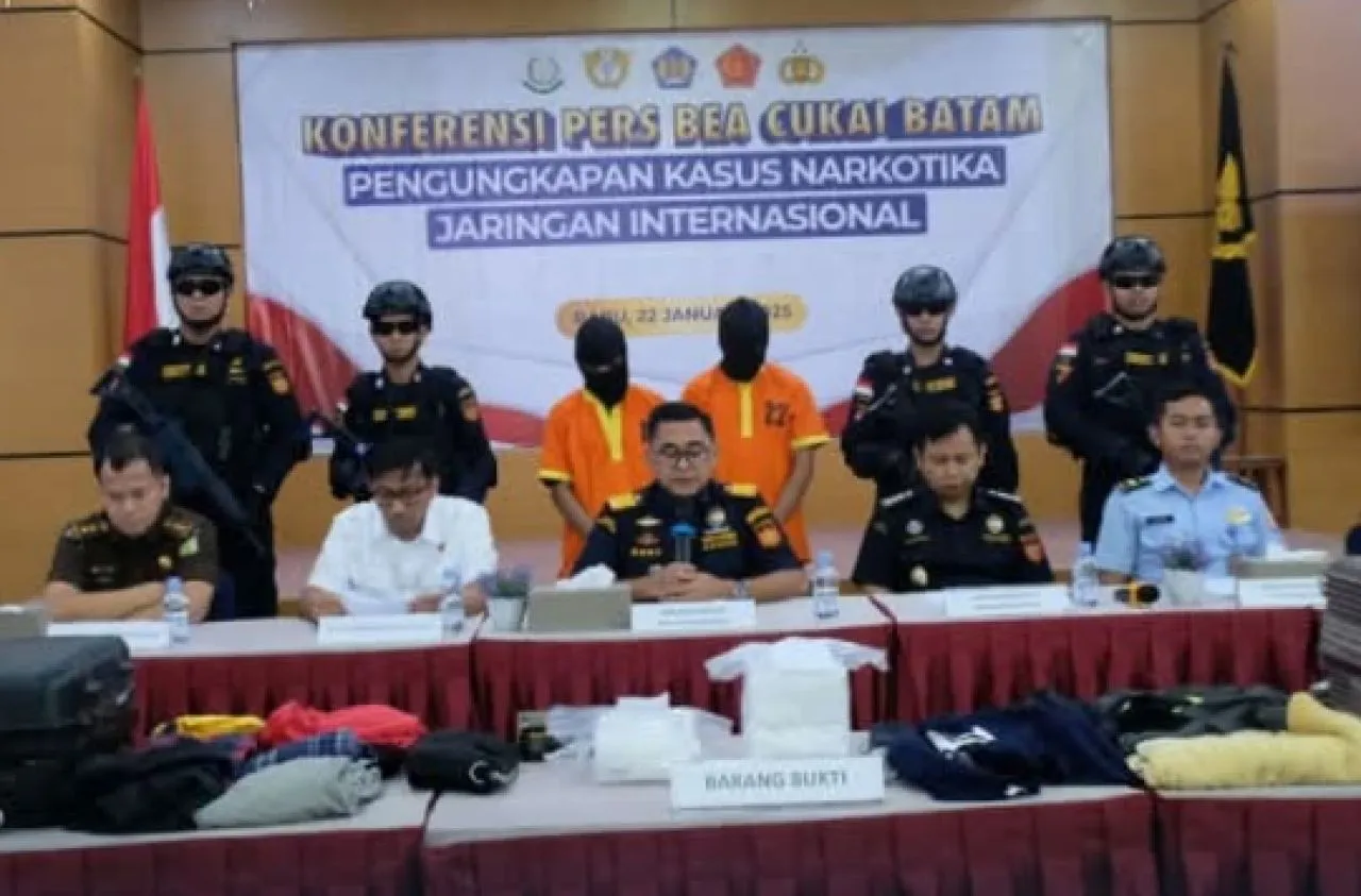 Pengiriman 3.195 Gram Sabu Lewat Bandara Hang Nadim