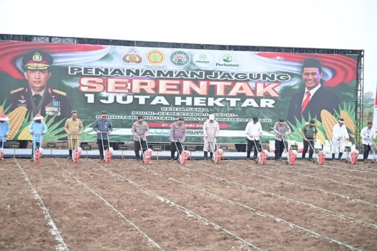 Pabrik Jagung PT Pangan Merah Putih Dibangun oleh Polda Kalimantan Barat
