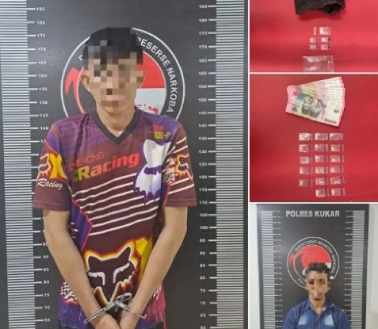 Polres Kutai Kartanegara Tangkap 3 Pengedar Narkotika di Jalan Gunung Jagung