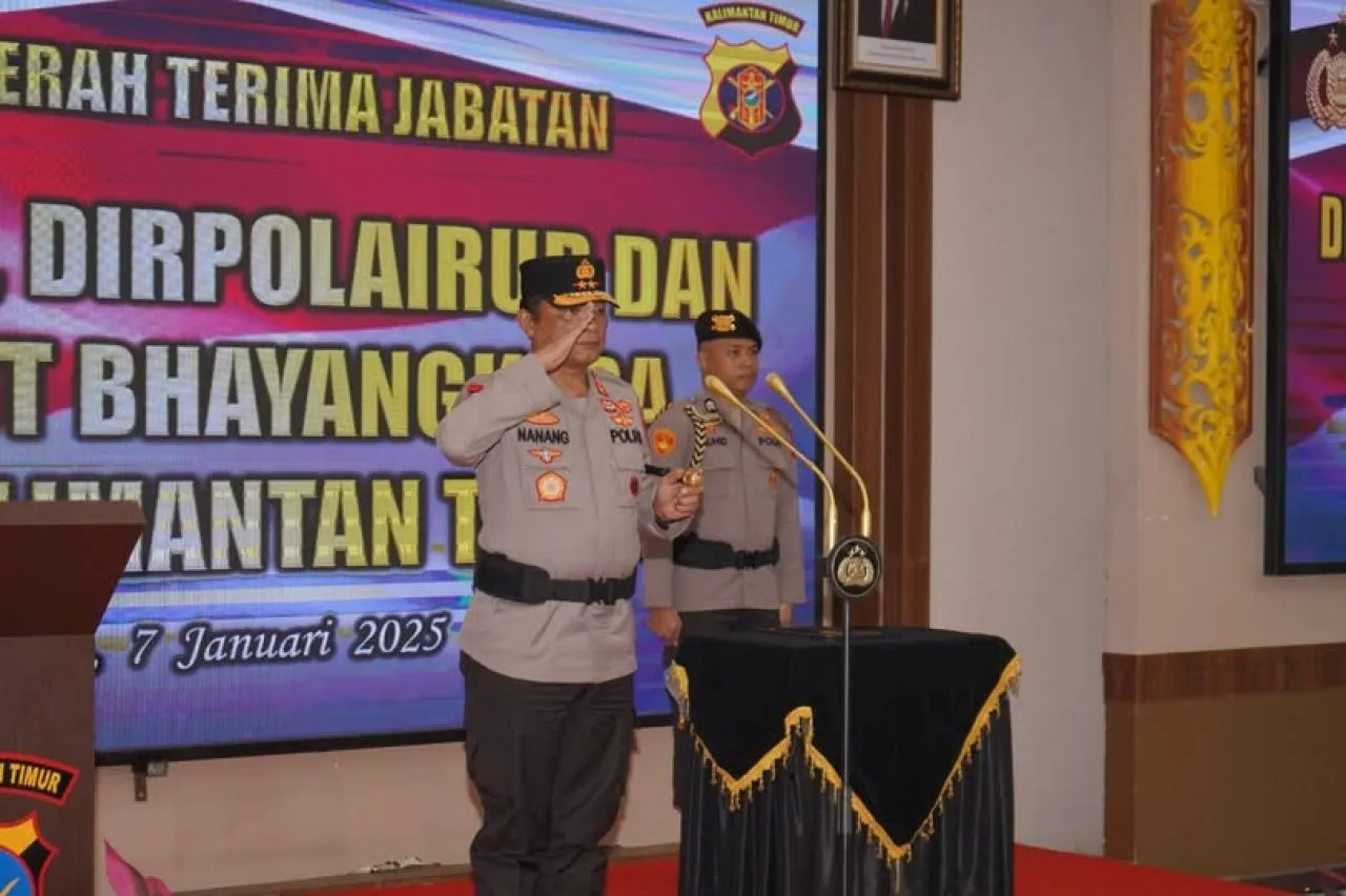 Polda Kaltim Gelar Rotasi Tiga Pejabat Utama
