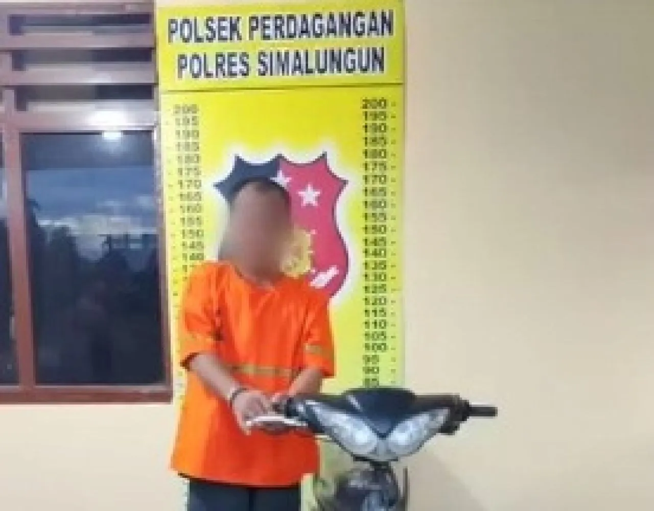 Pencuri Motor di Bandar Ditangkap Setelah 6 Bulan Buron