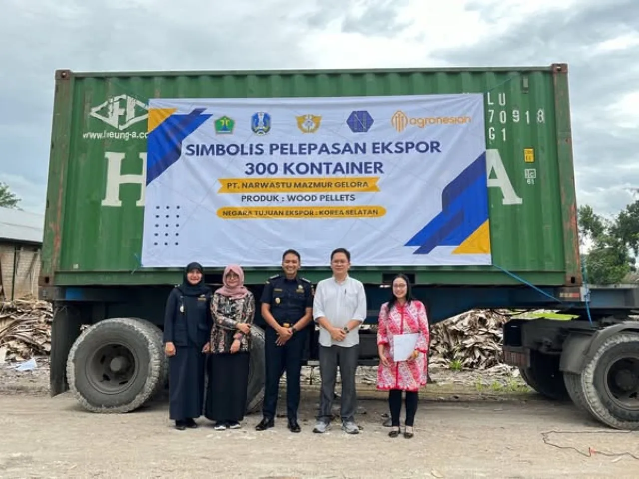 Dari Malang, Wood Pellet Diekspor ke Korea Selatan