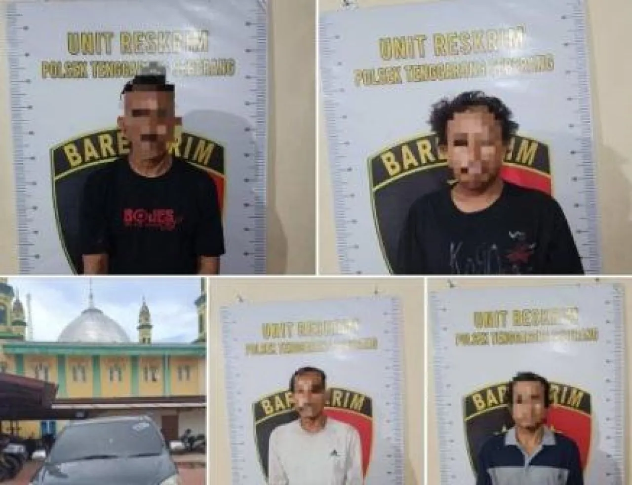Empat pelaku pencurian jeruk