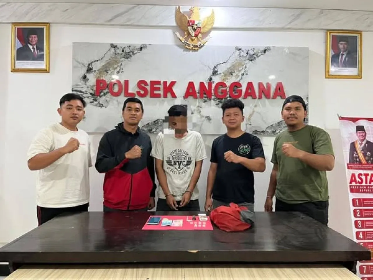 Polsek Anggana Tangkap Pelaku Pengedar Sabu di Desa Sungai Meriam
