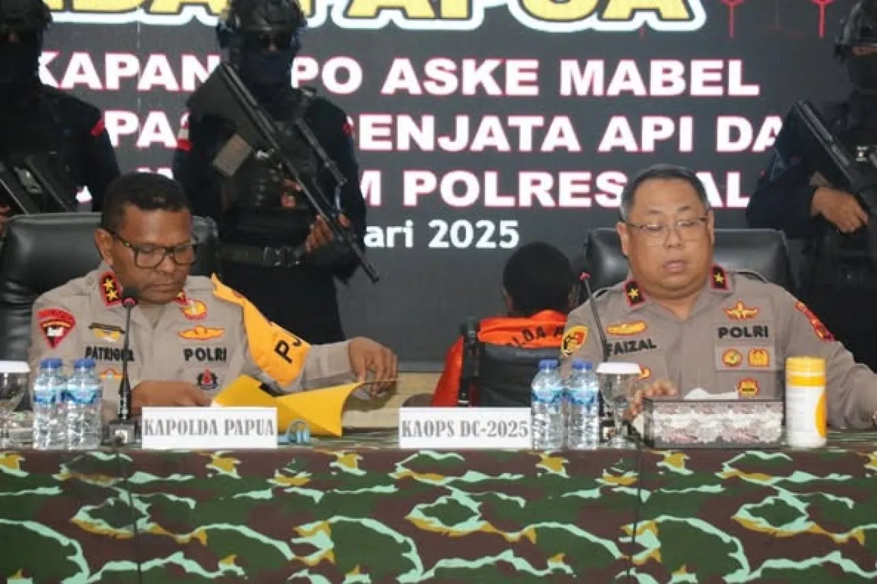 Aske Mabel Ditangkap Satgas Ops Damai Cartenz 2025