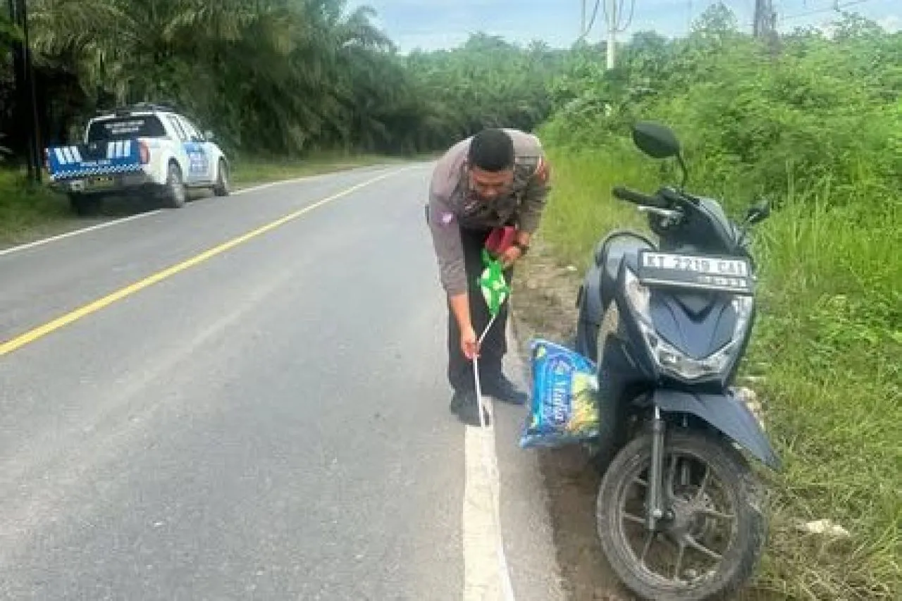 Kecelakaan di Desa Batuah, 1 Orang Kritis