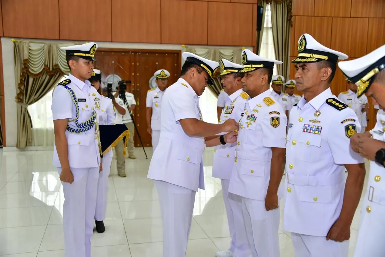 Sertijab Empat Jabatan Strategis Jajaran TNl AL