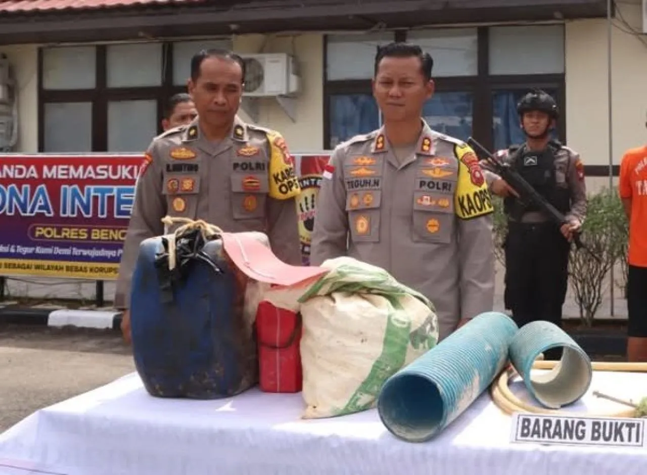 Polres Bengkayang Tangkap Pemilik Tambang Ilegal di Desa Kinande
