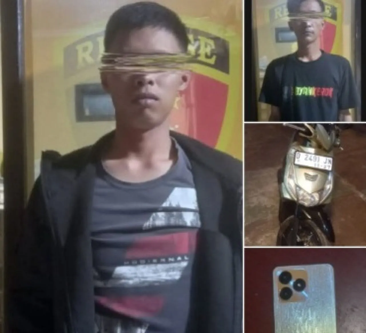 Dua Pelaku Jambret di Bojongsoang Ditangkap Polsek Bojongsoang