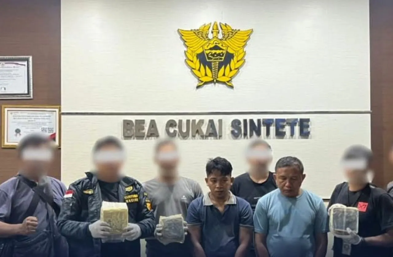 Bea Cukai Sintete Ungkap 10 Kg Sabu Diselundupkan di Dalam Beras Thailand